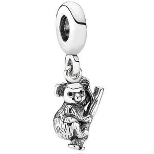Retired Pandora Chilling Koala Bear Dangle Charm Sterling Silver 925 EUC